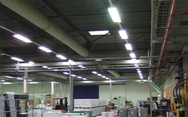Runlux LED Linear High Bay 162w R2-2LHB162WD install in USA warehouse